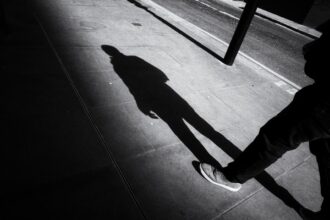 Photo integrating shadow self
