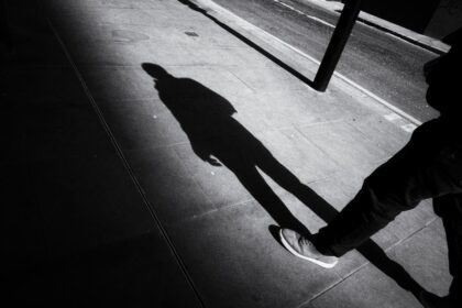 Photo integrating shadow self