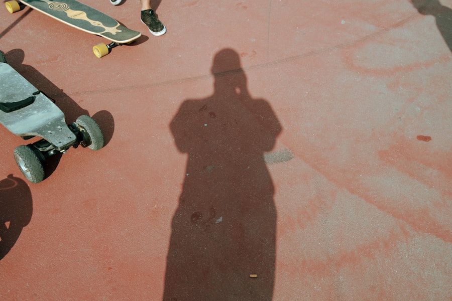 Photo integrating shadow self