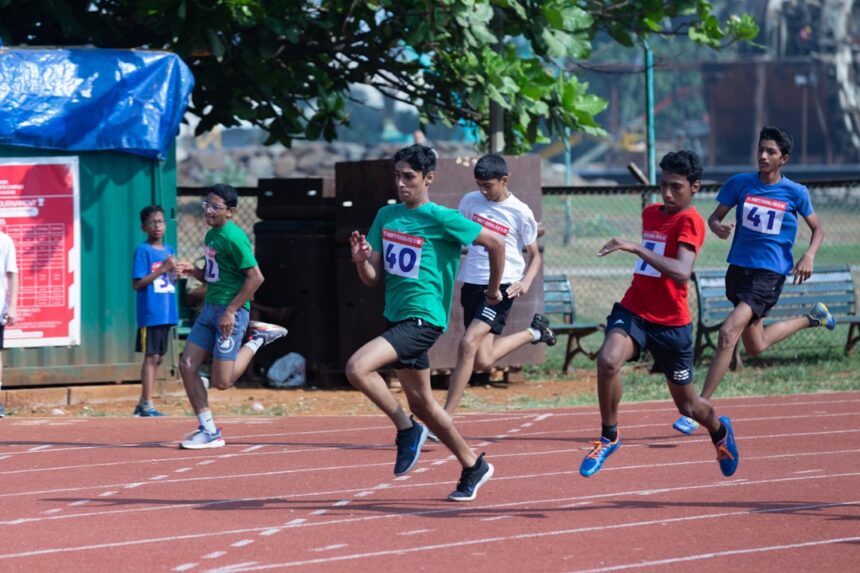 Photo runner chaser dynamic