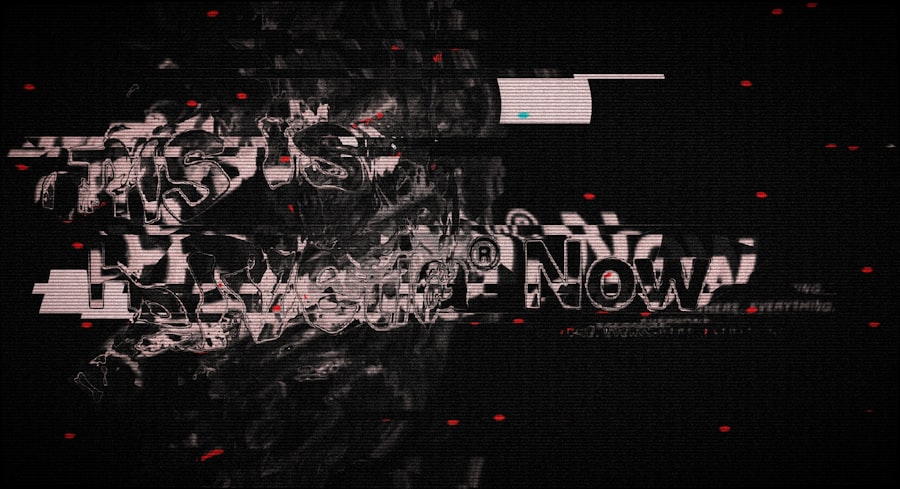 digital reality glitch