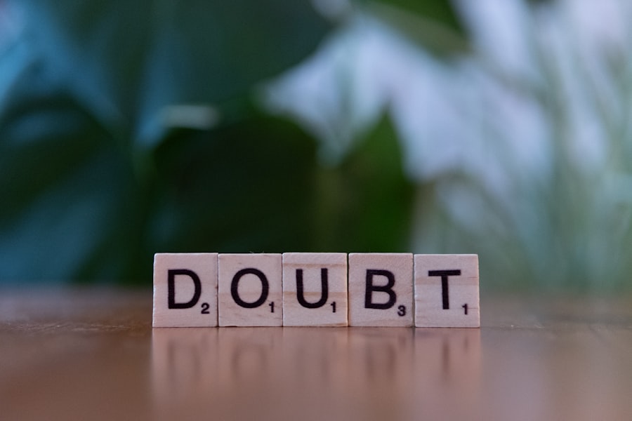 weaponize self doubt