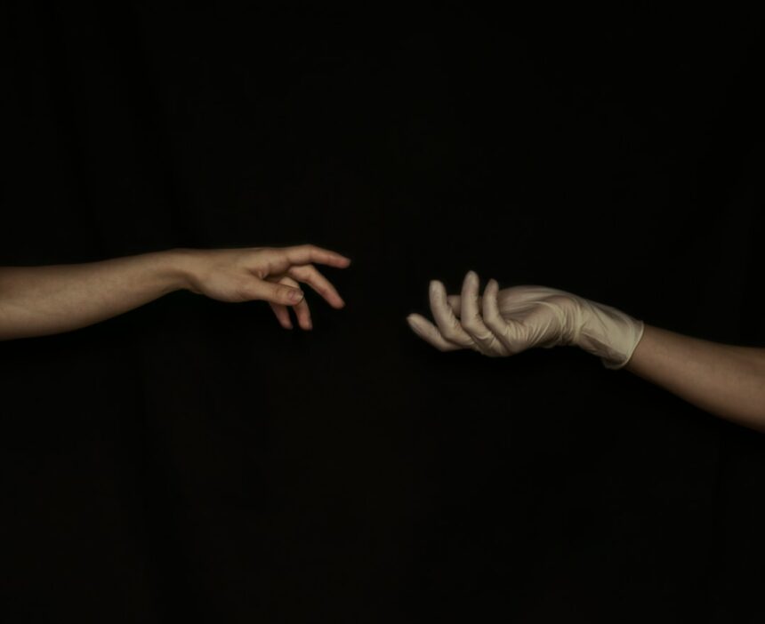 Photo self touch rituals