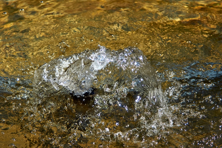 Photo cold water vagal grounding