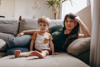 Photo mourn a living parent