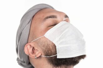 Photo human mask