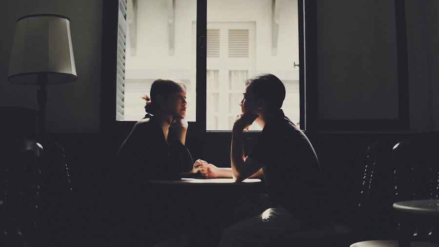 Photo replaying conversations