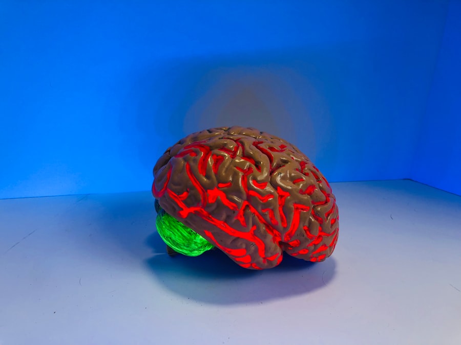 Photo brain wakes up at night