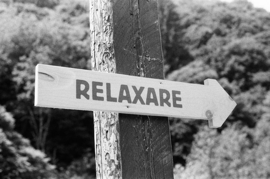 Photo relaxation anxiety