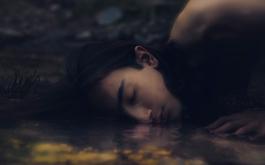 Photo emotionally drained