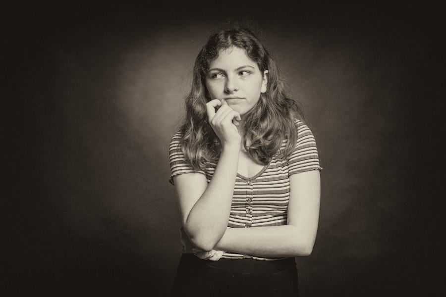 Photo thinking about someone