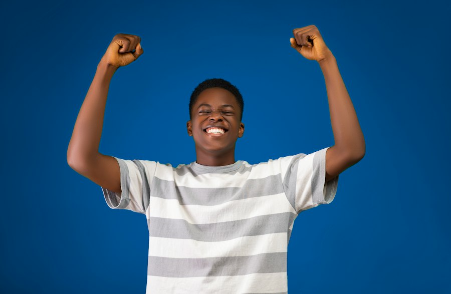 Photo strong child