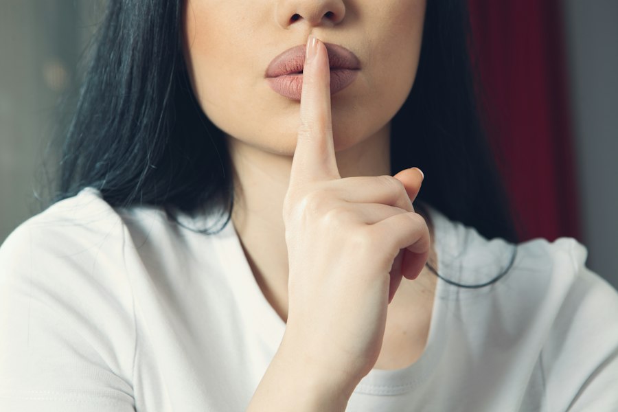 Photo silence in a relationship