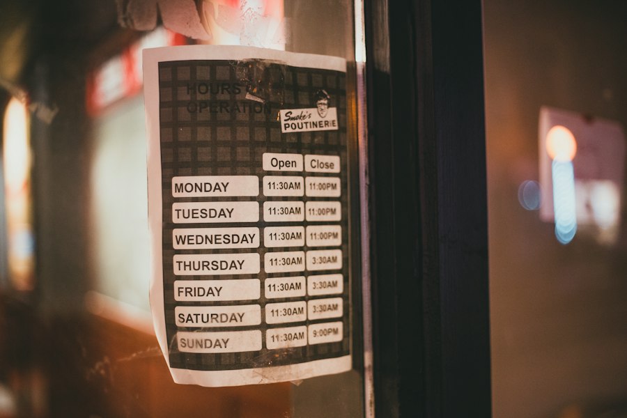 Photo busy schedules