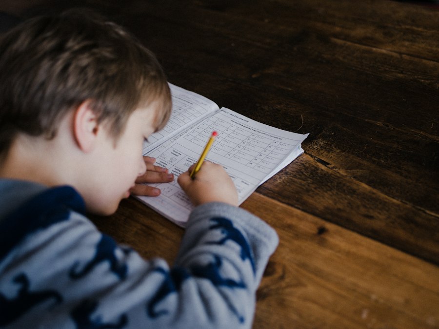 Photo first graders IQ test results low score