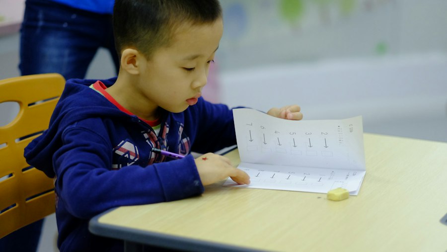 Photo reasoning IQ test first graders