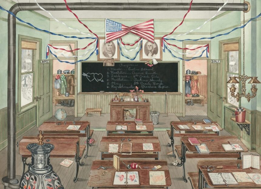 Photo Oak School 1965 experiment