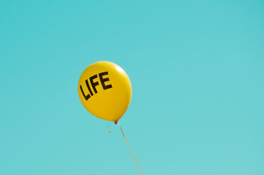 Photo feeling stuck in life concept