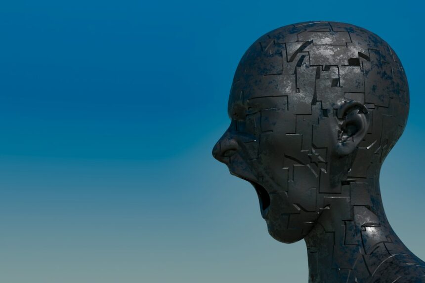 Photo overthinking psychology illustration