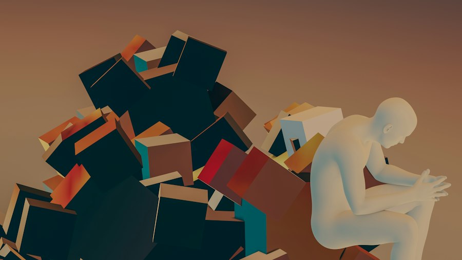 overthinking psychology illustration