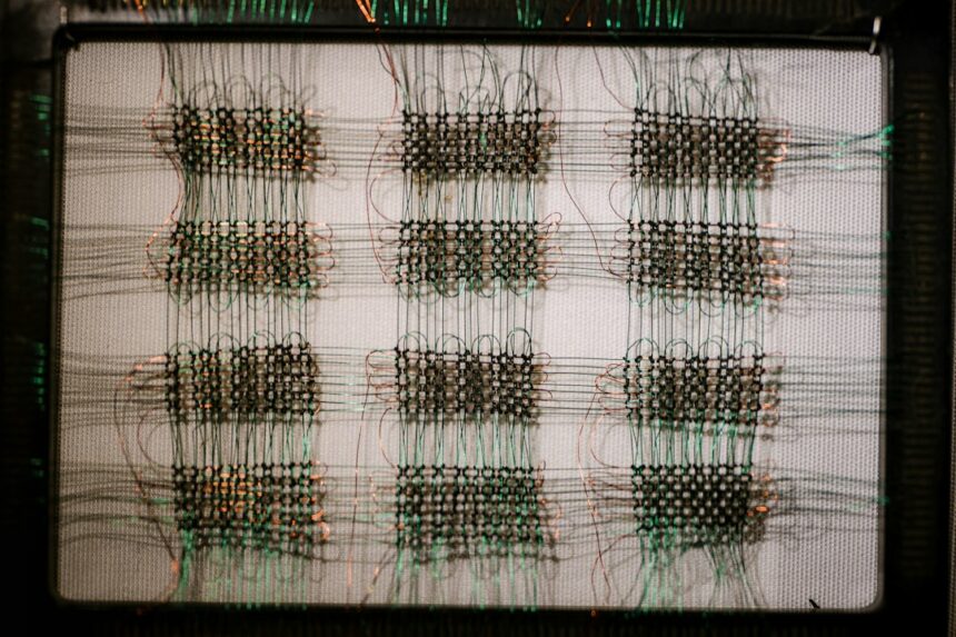 Photo wire mother cloth mother experiment