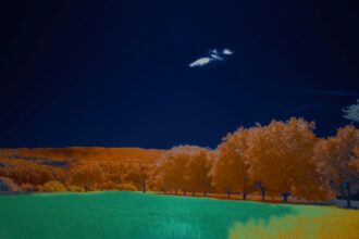 Photo UFO film perspective error