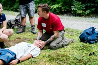 Photo emergency first aid training