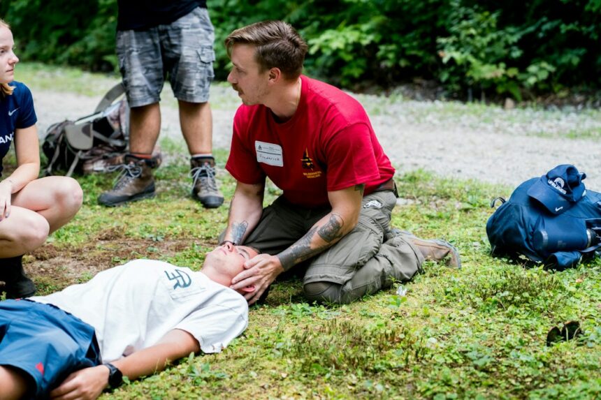 Photo emergency first aid training