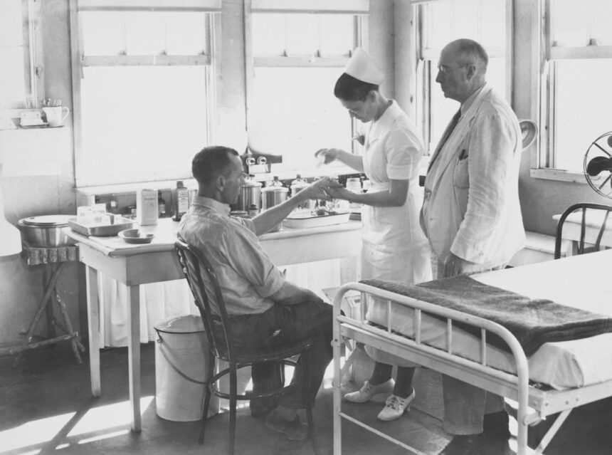 Photo Rosenhan experiment hospital interaction