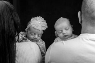 Photo identical quadruplets mental illness study